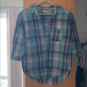 Green/Blue Flannel